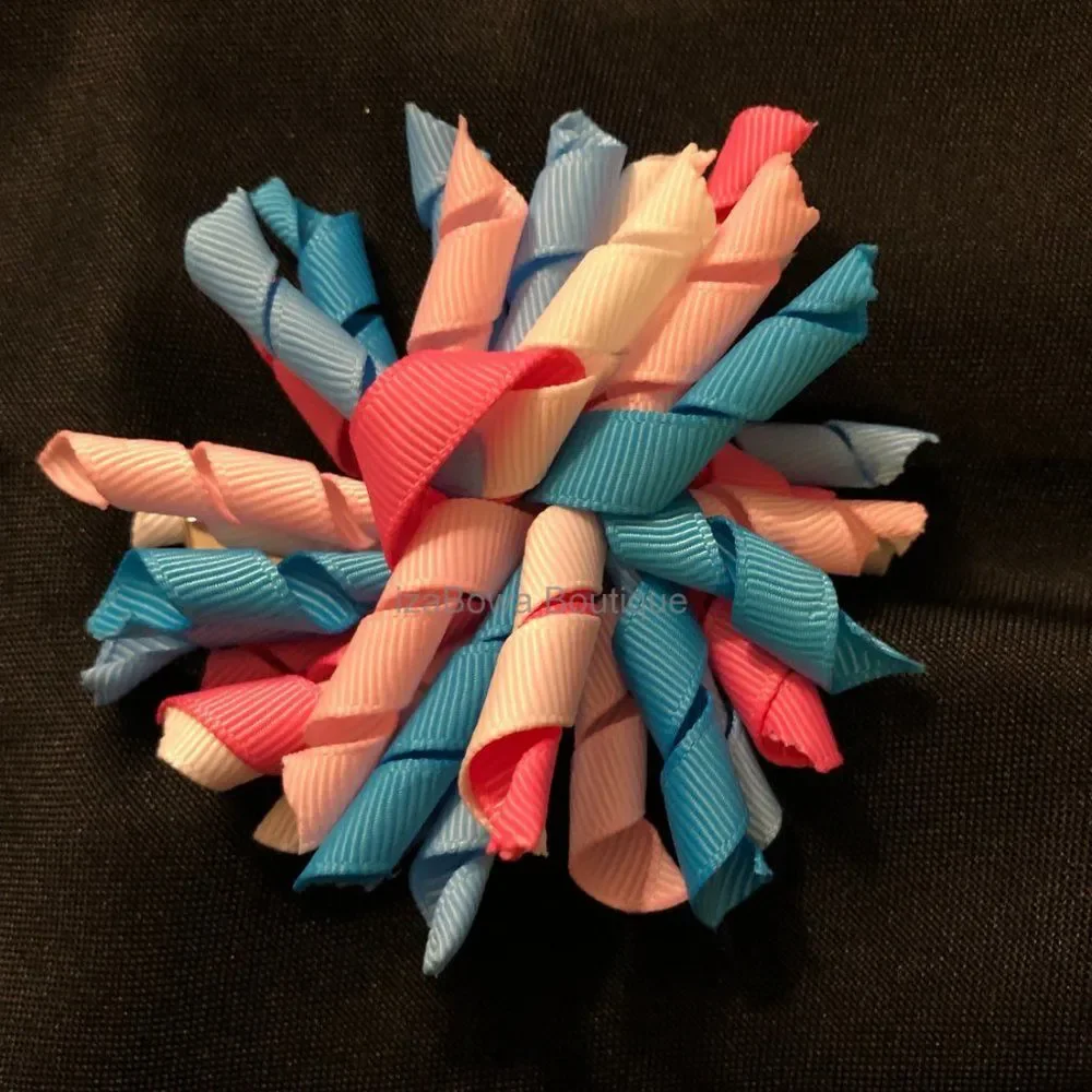 Pastels Korker Bow   4B2044  Handmade NWT Boutique